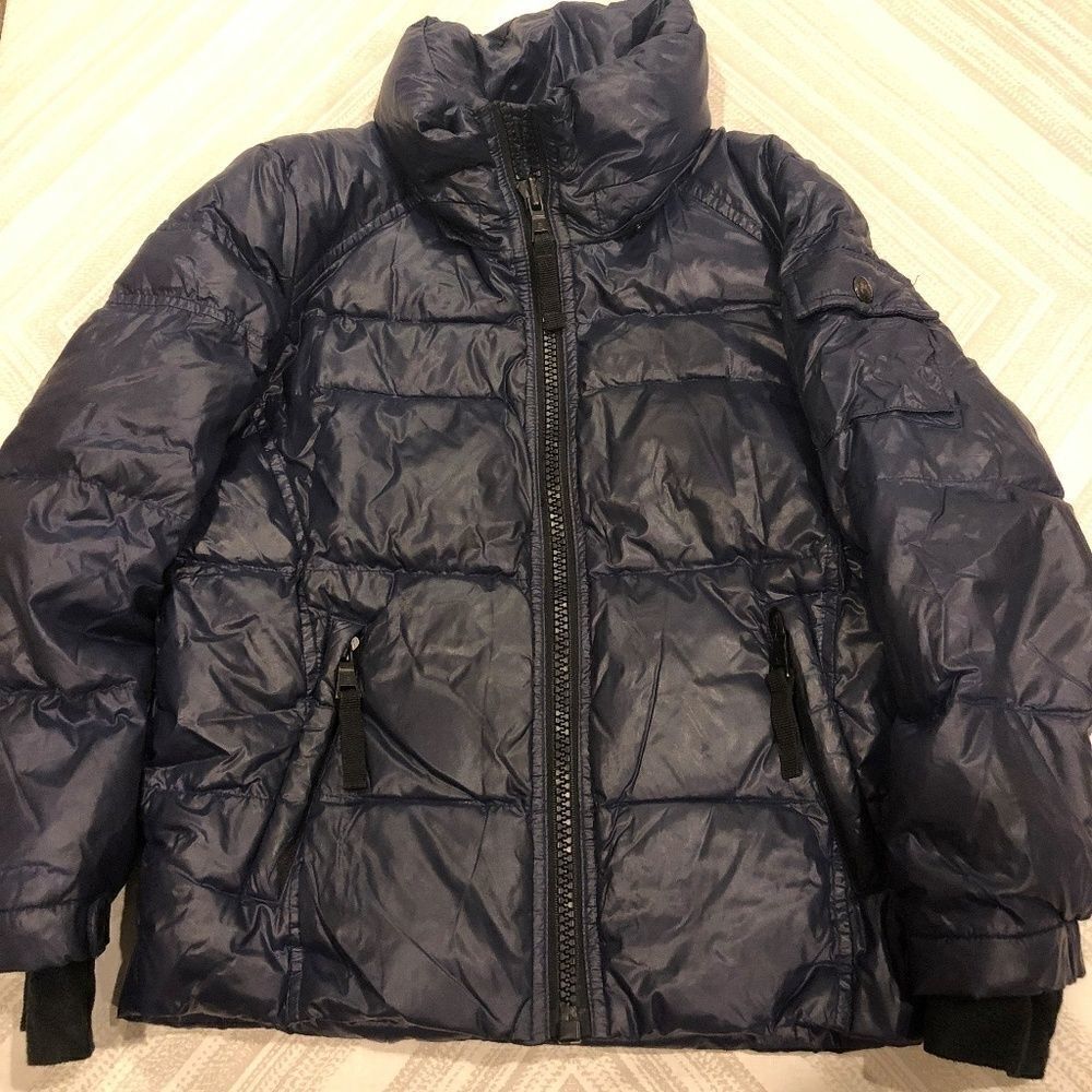 S13/NYC Down Puffer Black Girl's Winter Jacket
